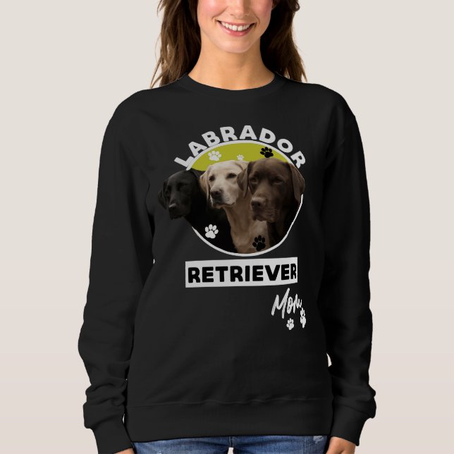 Sudadera Labrador recuperador perro mamá 119 (Anverso)
