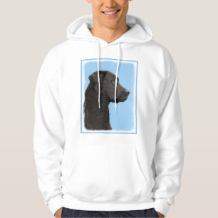 Sudadera Labrador recuperador pintura negra original de per