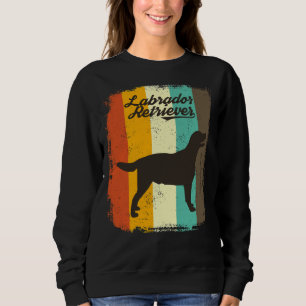 Sudadera Labrador recuperador retro 70 Perro vintage relaja