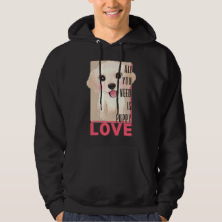 Sudadera Labrador Recuperador Todo Lo Que Necesitas Es Amor