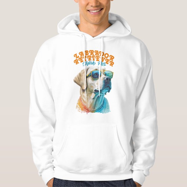 Sudadera Labrador recuperar Mascotas elegantes (Anverso)