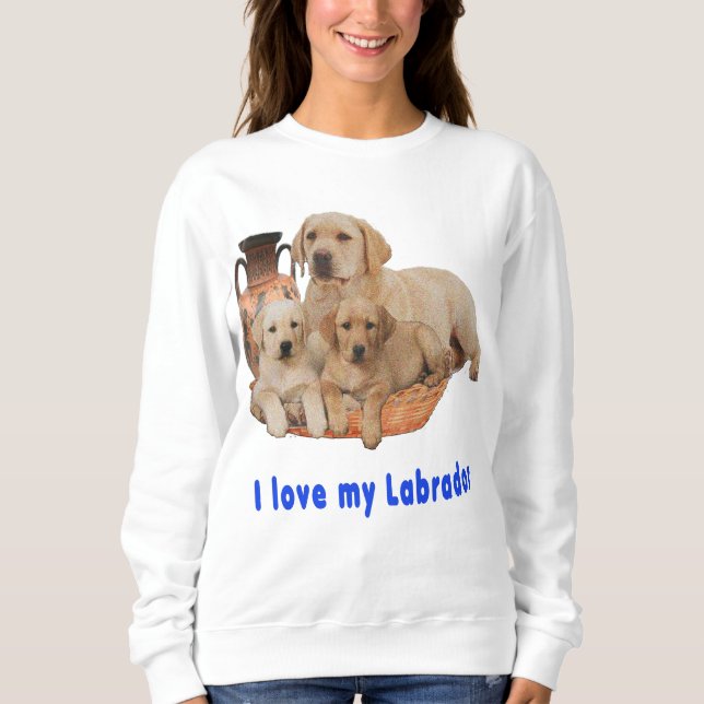 Sudadera Labrador Retriever (Anverso)
