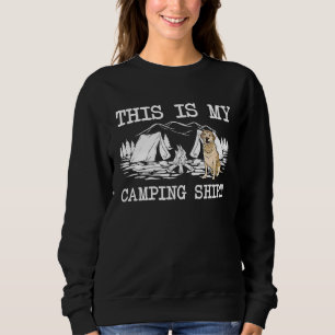 Sudadera Labrador Retriever de fogata Esto es mi camping