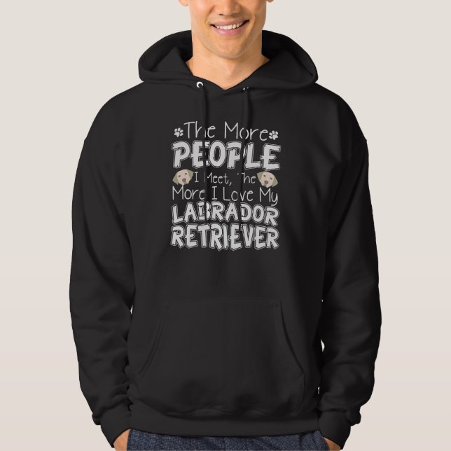 Sudadera Labrador Retriever Funny (Anverso)
