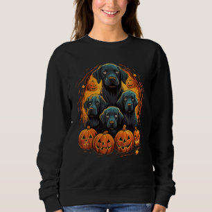 Sudadera Labrador Retriever Lab Negro Calabaza Disfraz de H