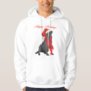 Sudadera Labrador Retriever Negro Navidad