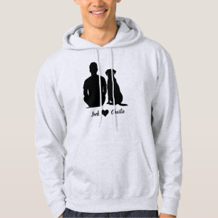 Sudadera Labrador Retriever Personalizado Perro Y Dueño Hom
