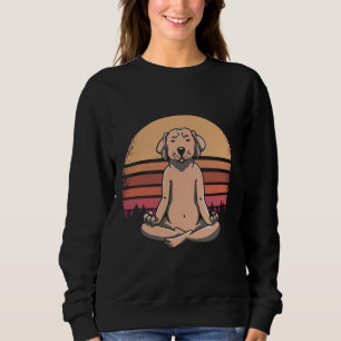 Sudadera Labrador Yoga Dog Meditation Appartal Amp Namaste