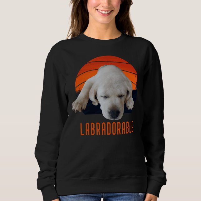 Sudadera Labradorable Labrador Puppy (Anverso)