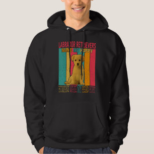 Sudadera Labradores hacen felices a los humanos hacer cabez