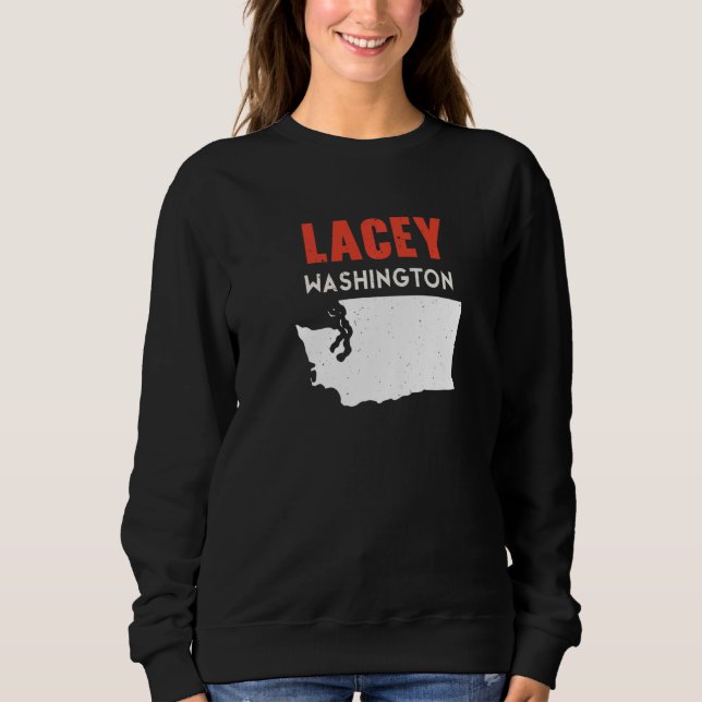 Sudadera Lacey Washington USA State America Travel Washingt (Anverso)