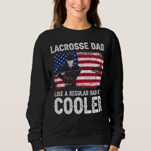 Sudadera Lacrosse Dad Like Regular Cooler Bandera Norteamer