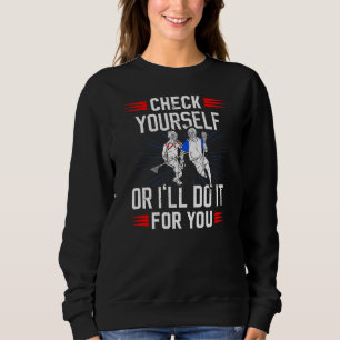 Sudadera Lacrosse Dad Men Boys Lax Check You Or I ll