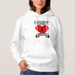 Sudadera Lacrosse Heart Femenina Jugadora Deporte Amo