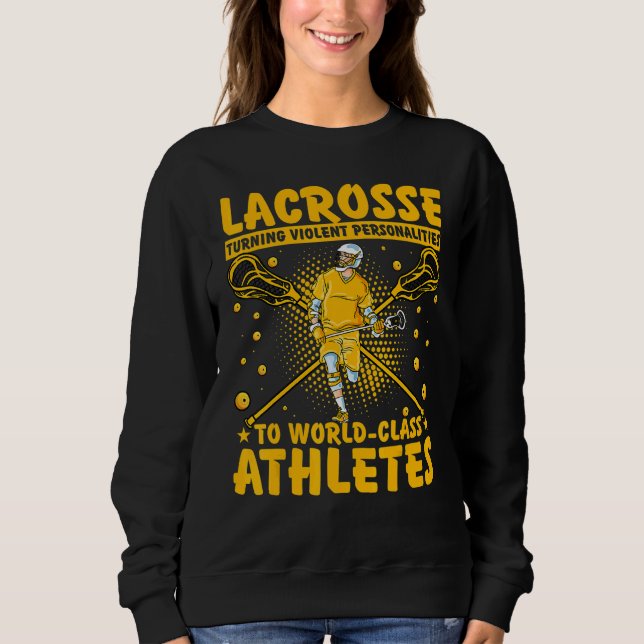 Sudadera Lacrosse Lax Lacrosse Player  Quote 5 (Anverso)