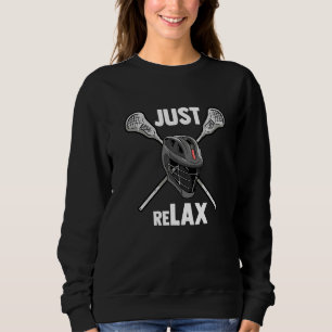 Sudadera Lacrosse Men Lax Lacrose Player Boys Goalie