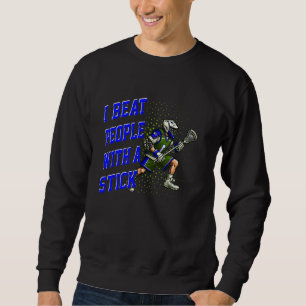 Sudadera Lacrosse para chicos adolescentes golpeo a la gent