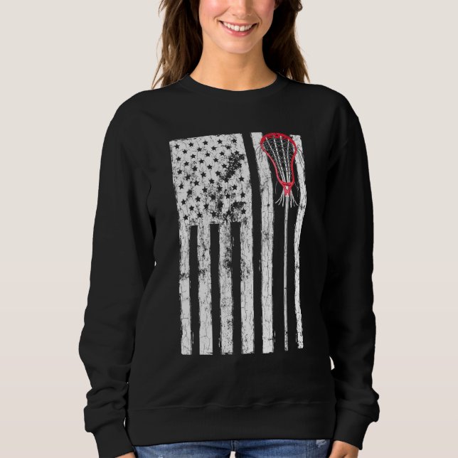 Sudadera Lacrosse Player Coach Graphic USA (Anverso)