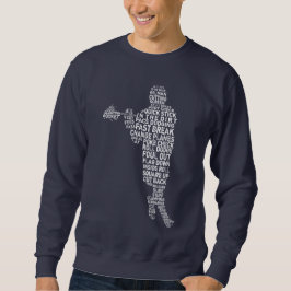 Sudadera Lacrosse Player Word Art Sweatshirt