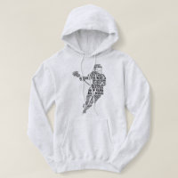 Lacrosse Player Word Art, Wordle