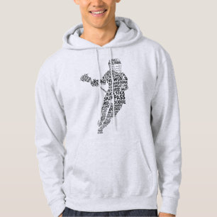 Sudadera Lacrosse Player Word Wordle
