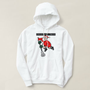 Sudadera Lacrosse Verificando It Twice T-Shirt Hoodie