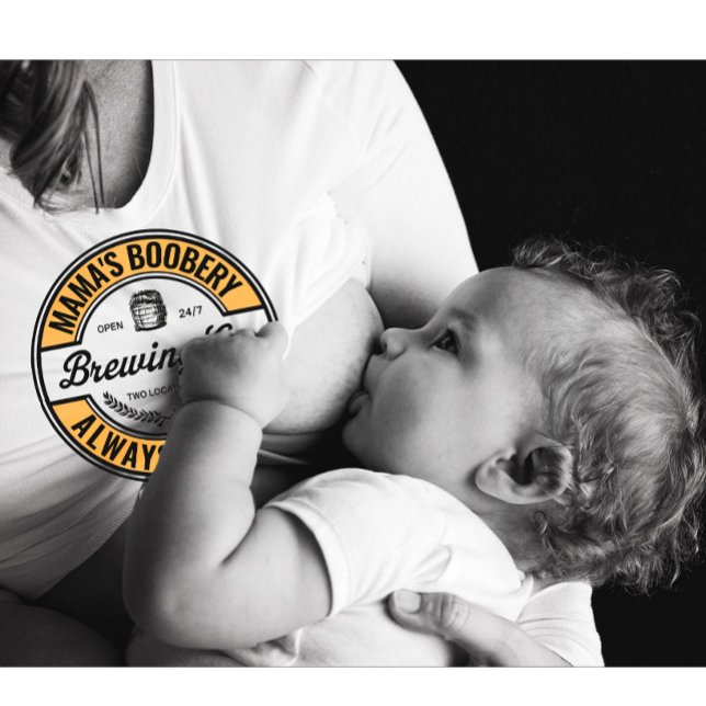 Sudadera Lactancia divertida personalizada moderna (modern breast feeding t-shirt)