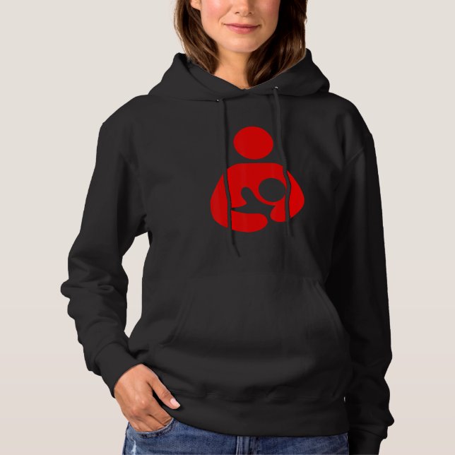 Sudadera Lactancia materna Sensibilización Progreso Lácta m (Anverso)