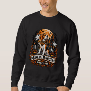Sudadera Ladrando a Fantasmas Desde 2026 Beagle Halloween F