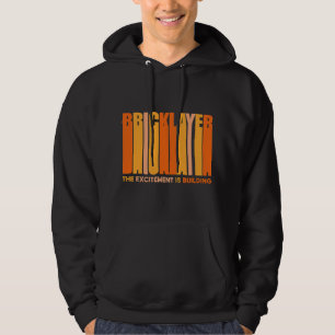 Sudadera Ladrillos de capa de ladrillo divertida Bricklayer