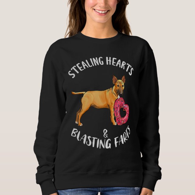 Sudadera Ladrones de Corazones Farting Miniatura Toro Terr (Anverso)