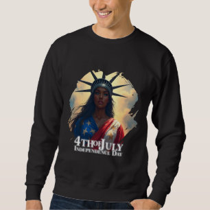 Sudadera Lady Liberty Reimaginada – Una Nueva Cara de la Li