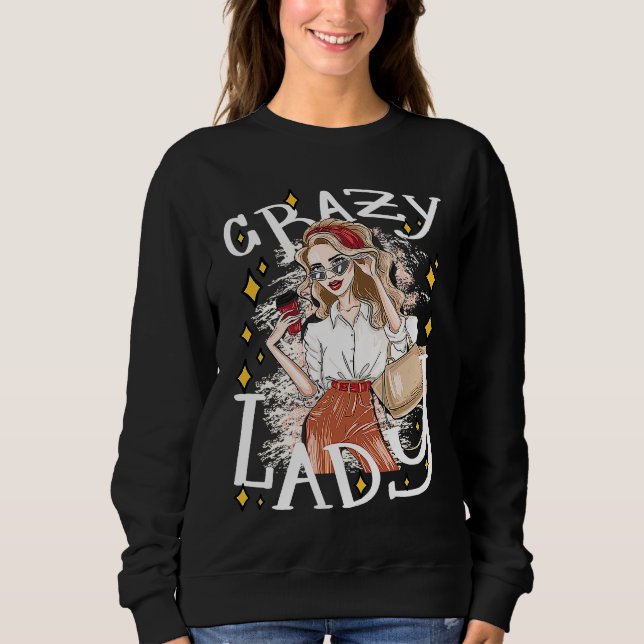 Sudadera Lady Shopping Sarcastic Joke Saying (Anverso)