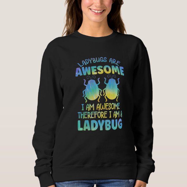 Sudadera Ladybug Outfit Insect Ladybugs for Women Girls Pre (Anverso)
