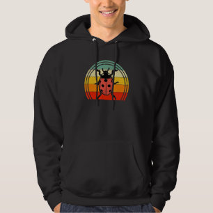 Sudadera Ladybug Retro Vintage 60's Sunset Bug Insect