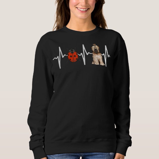 Sudadera Ladybug Rojo Tibetano Terrier Heartbeat Dog (Anverso)