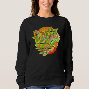 Sudadera Lagartos Camaleón Iguana Reptiles Herpetología Amo