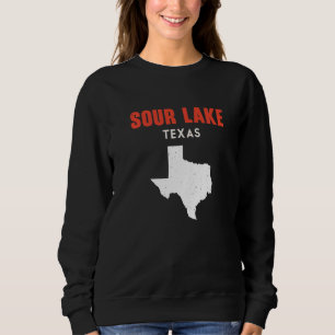 Sudadera Lago Ácido Texas EE. UU. Estado América Viajes Tex