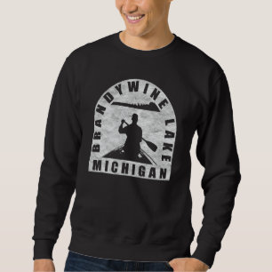Sudadera Lago Brandywine en canoa Michigan