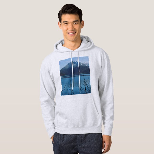 Sudadera lago de montaña con estructura ramificada (Anverso completo)