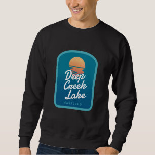 Sudadera Lago Deep Creek Maryland Atardecer de Verano