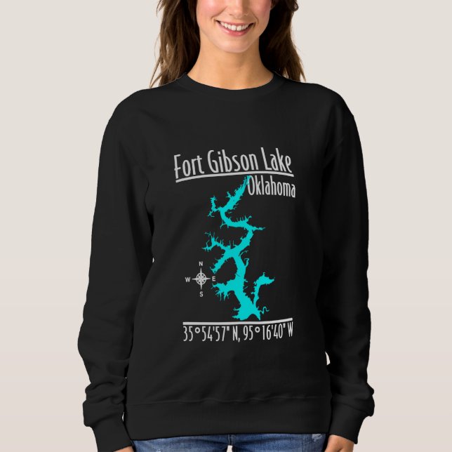 Sudadera Lago Fort Gibson moderno - Oklahoma (Anverso)
