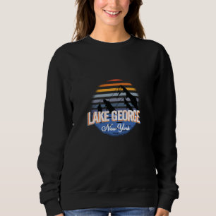 Sudadera Lago George - Nueva York - Vintage Sunset