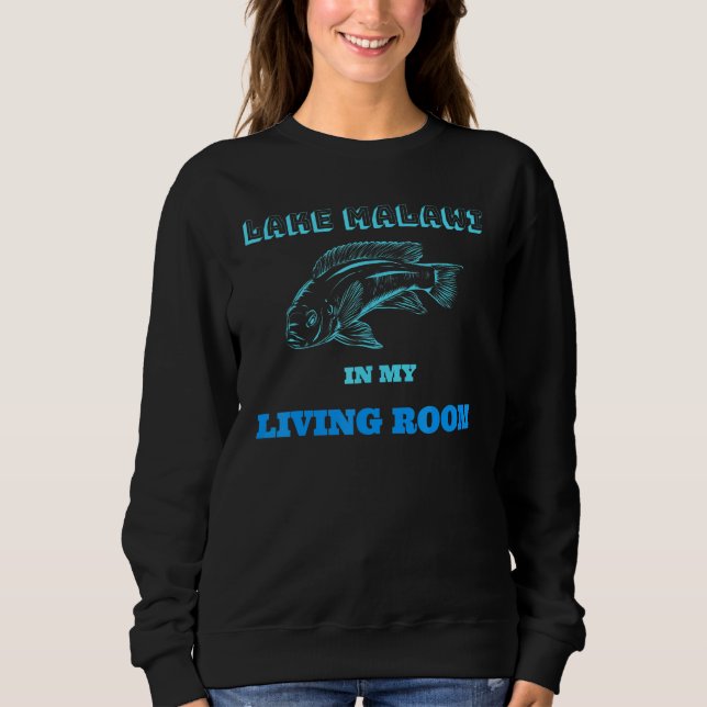 Sudadera Lago Malawi Cichlids Mbuna Peacock Cichlid Fish Ke (Anverso)
