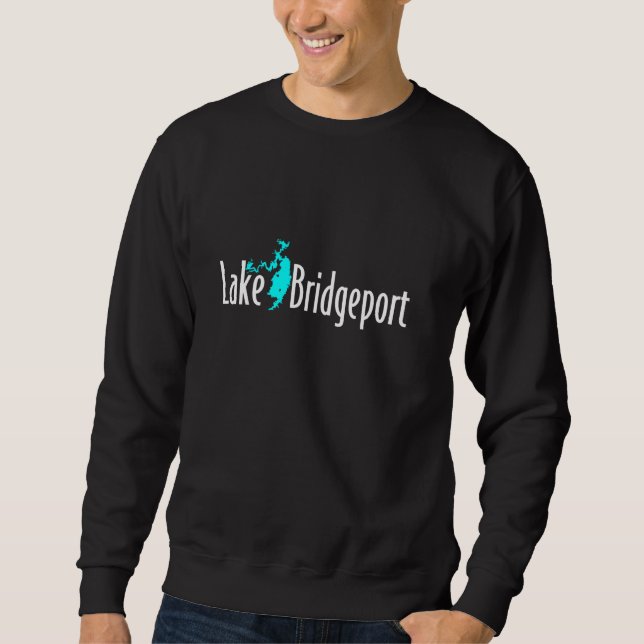 Sudadera Lago minimalista Bridgeport - Texas (Anverso)