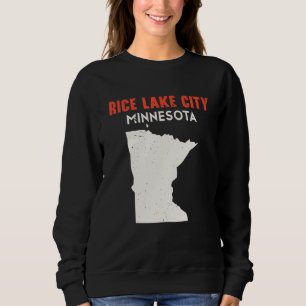 Sudadera Lago Rice ciudad Minnesota EE. UU. Estado América 