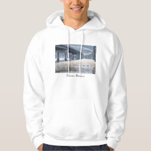 Sudadera Lago Taneycomo Foggy Invernal Pesca de Hoodie Masc
