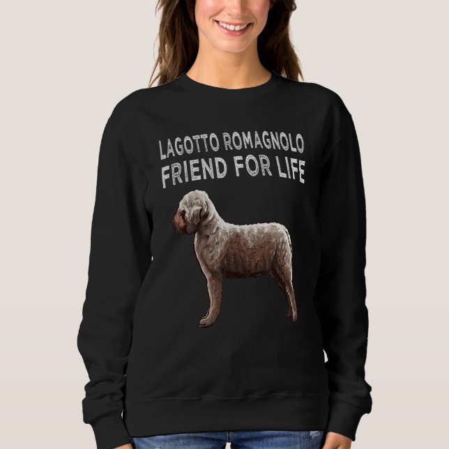 Sudadera Lagotti Romagnoli Amigo Por La Vida Amistad Perro (Anverso)
