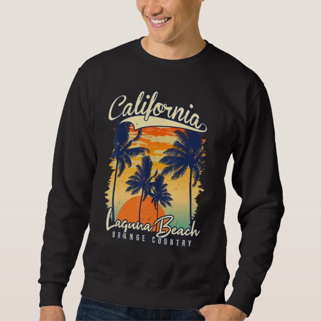 Sudadera Laguna Beach California Naranja County Laguna Bea (Anverso)