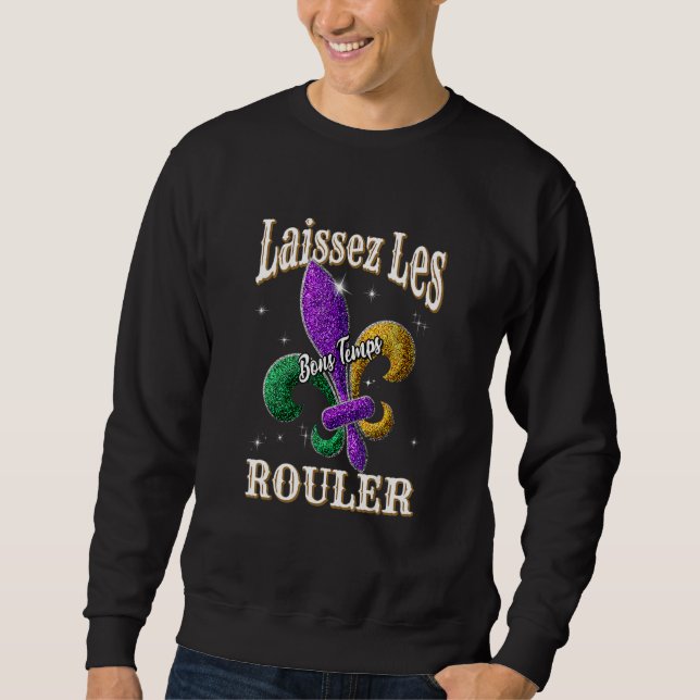 Sudadera Laissez Les Bons Temps Rouler Mardi Gras Nueva Orl (Anverso)